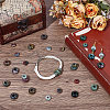 30Pcs 2 Sizes Natural Indian Agate European Beads G-SP0001-49-4