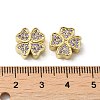Rack Plating Brass Micro Pave Cubic Zirconia Beads KK-K377-16G-3