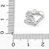 Brass Micro Pave Cubic Zirconia Charms ZIRC-P122-01C-P01-3