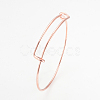 Adjustable Brass Expandable Bangle Making BJEW-R032-RG-3