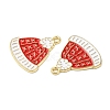 Christmas Alloy Enamel Pendants X-ENAM-D050-13E-02G-2