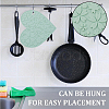 2Pcs 2 Colors Silicone Hot Mats for Hot Dishes AJEW-GF0008-29A-6