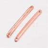 Tibetan Style Alloy Bar Links connectors TIBE-A14039-RG-FF-2
