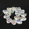Electorplated Glass Beads X-EGLA-E004-09-2