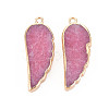 Natural Agate Pendants G-N326-127-B01-2