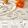 200Pcs 10 Style Tibetan Style Alloy Pendants TIBEP-FW0001-03-5