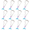 12Pcs Iron Shower Curtain Rings for Bathroom HJEW-OC0001-20-1