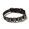 Alloy Skull Rivets Bracelet BJEW-C037-04B-3