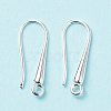Eco-Friendly Brass Earring Hooks Findings LS-KK-M157-03S-RS-2