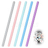 15Pcs 5 Colors Silicone Stirring Rods DIY-CA0008-16-1