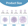 105Pcs 3 Styles Electroplate Opaque Solid Color Glass Beads Strands GLAA-TA0004-40A-4