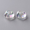 Transparent Acrylic European Beads X-TACR-S156-013-3