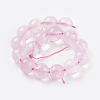 Natural Rose Quartz Beads Strands X-G-C076-12mm-3-2