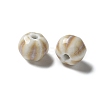 Vintage Porcelain Pumpkin Beads PORC-L080-H08-2