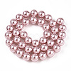 Glass Pearl Beads Strands HY-G002-01E-05-5