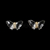 Plating Transparent Acrylic Beads LS-OACR-G016-12-3