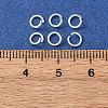 Brass Open Jump Rings KK-G604-08S-16-3