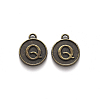 Alloy Pendant Cabochon Settings PALLOY-N156-01Q-AB-2