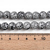 Transparent Baking Paint Glass Beads Strands DGLA-N009-10mm-10-5
