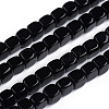 Natural Black Onyx Beads Strands G-L553-05B-1