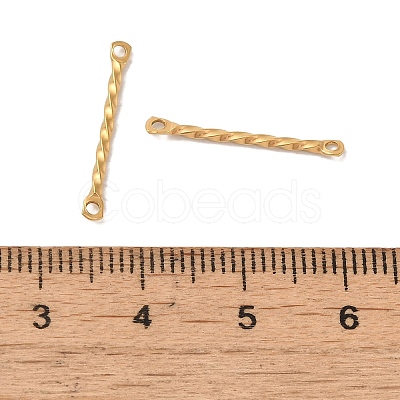 Ion Plating(IP) 304 Stainless Steel Connector Charms LS-STAS-Q323-02B-G-1