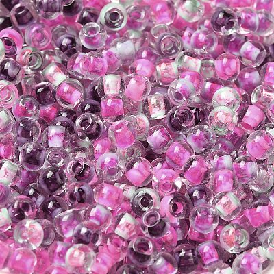 Transparent Glass Round Seed Beads SEED-B001-05A-02-1