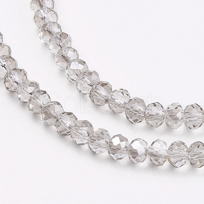 Transparent Glass Beads Strands X-GLAA-F076-B04-1