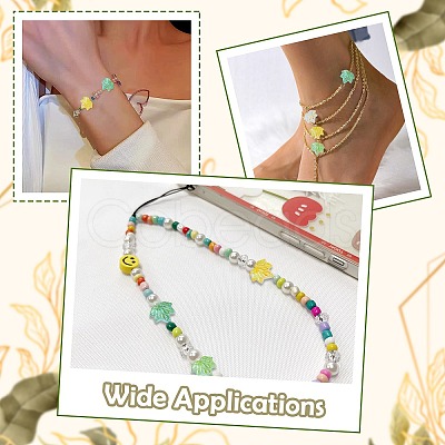 40Pcs 4 Colors Electroplate Transparent Glass Beads GLAA-CJ0002-90-1