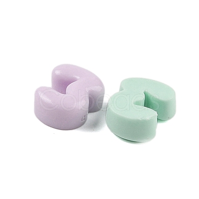 Opaque Resin Decoden Cabochons CRES-M033-01W-1