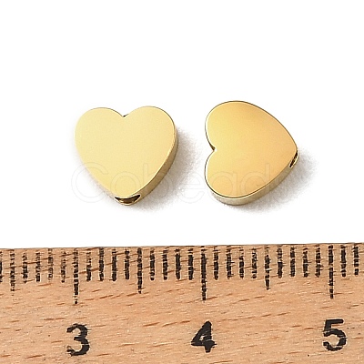Valentine's Day 304 Stainless Steel Beads SA-E001-02G-01-1