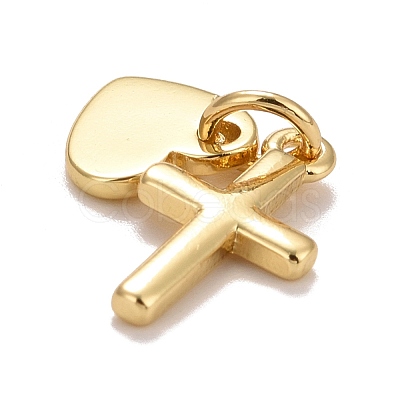 Rack Plating Brass Pendants KK-E275-08G-1