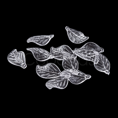 Transparent Acrylic Pendants TACR-G050-02B-1