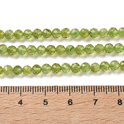 Natural Peridot Beads Strands G-Z150-A01-4mm-1