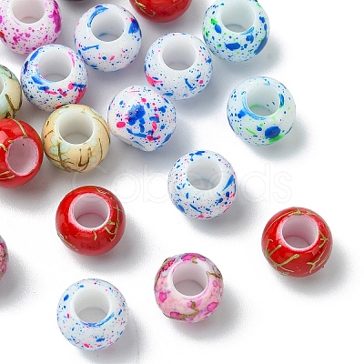 20Pcs Acrylic European Beads OPDL-YW0001-04K-1