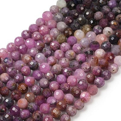 Natural Ruby Beads Strands G-B121-A01-01A-1