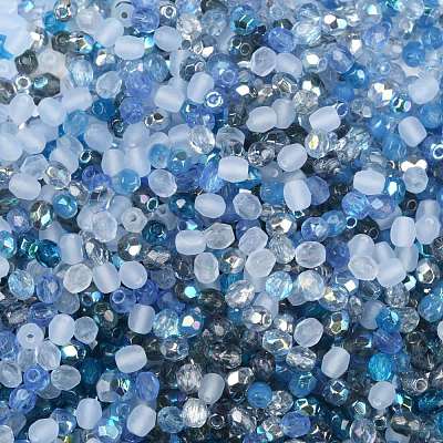 Fire-Polished Czech Glass Beads LAMP-O017-151-LM3-1