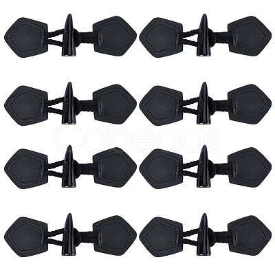 8Pcs Resin Buttons BUTT-CL0001-10-1