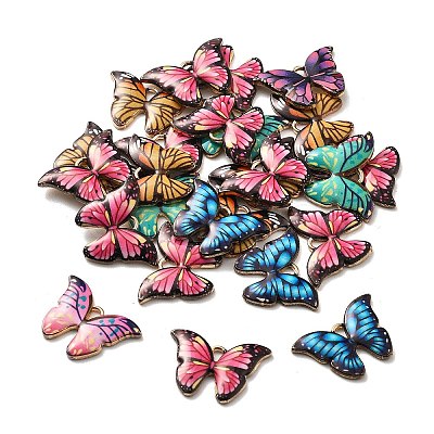 Printed Alloy Pendants PALLOY-R111-01-1