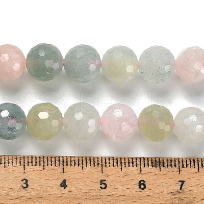 Natural Morganite Beads Strands G-H329-F01-10mm-1