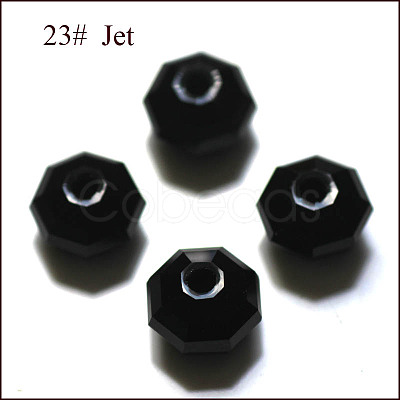 Imitation Austrian Crystal Beads SWAR-F083-4x6mm-23-1