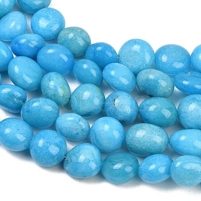 Dyed Natural White Jade Beads Strands GG-CBACF26-B01-02-1