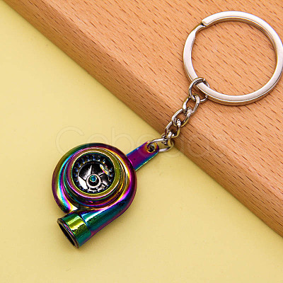 Alloy Pendant Keychain KEYC-PW0002-073G-1
