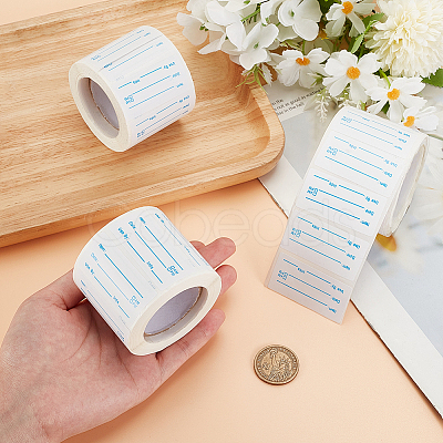 500Pcs Rectangle Roll Stickers DIY-WH0152-935A-1