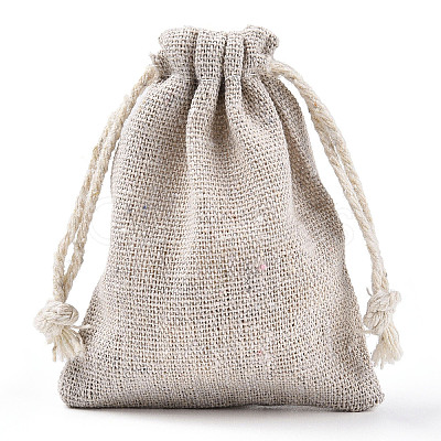Cotton Packing Pouches Drawstring Bags ABAG-R011-7x9-1