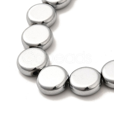 Electroplated Synthetic Non-magnetic Hematite Beads Strands G-L613-L01-02A-1