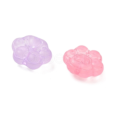 Frosted Transparent Acrylic Beads AC-CBA469B-02-1