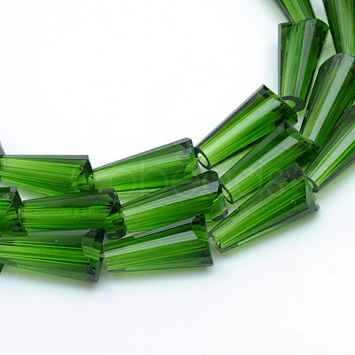 Transparent Glass Bead Strands GLAA-R170-4x8-01L-1