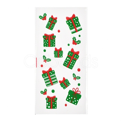 Christmas Theme OPP Plastic Storage Bags ABAG-B003-08-1
