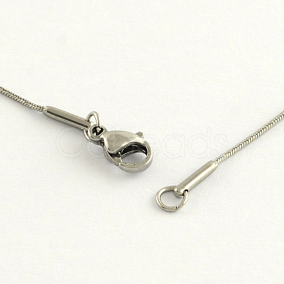 Tarnish Resistant 304 Stainless Steel Chain Necklaces LS-NJEW-R223-11-1