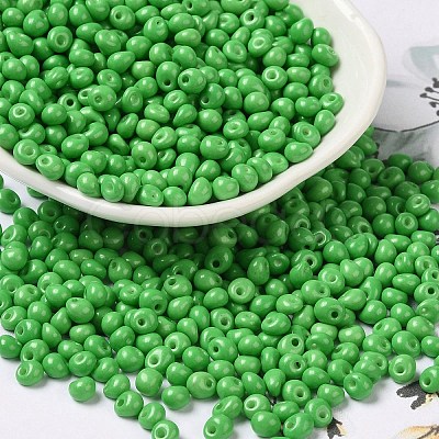 6/0 Opaque Baking Paint Glass Seed Beads X1-SEED-M012-02A-06-1
